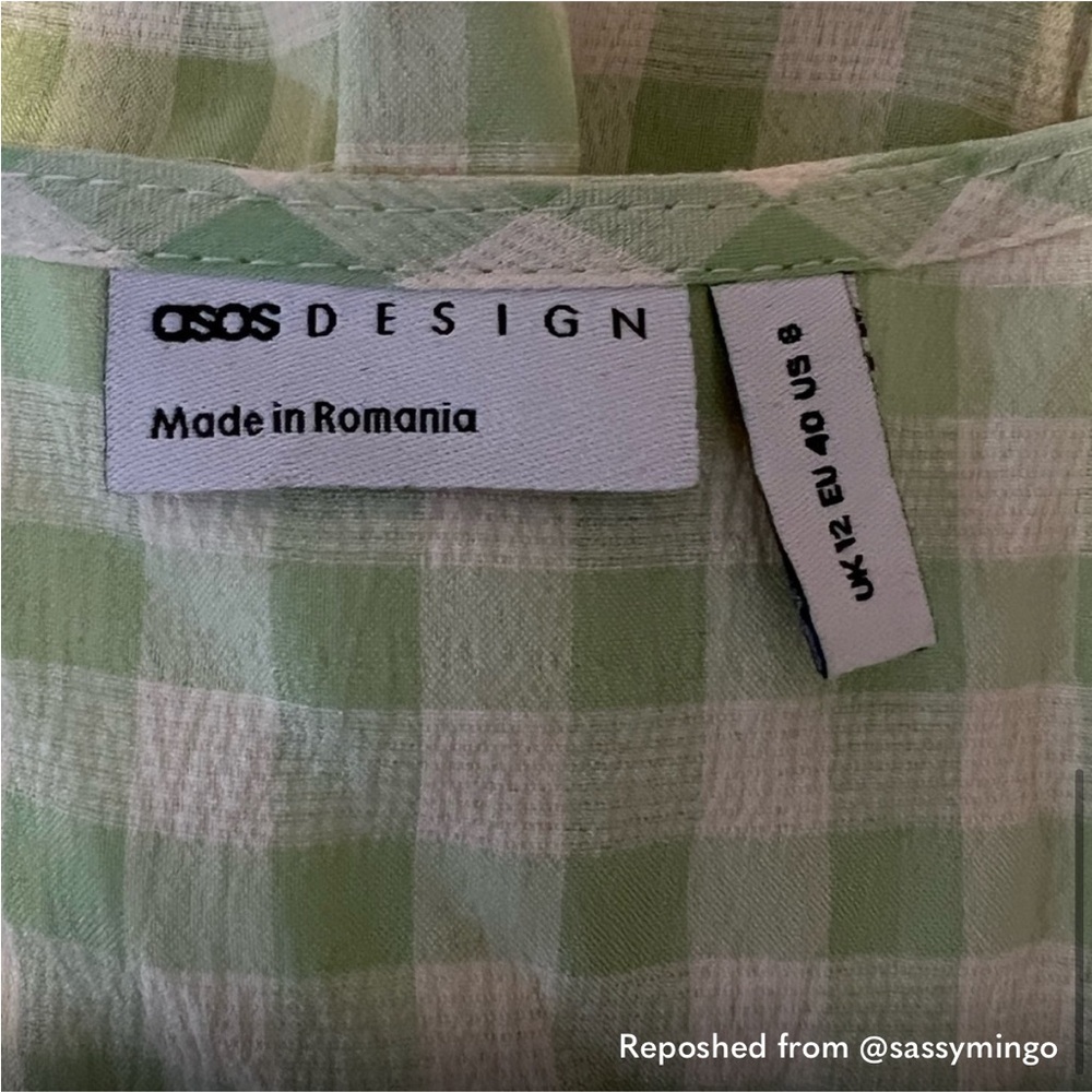 ASOS Gingham Top - Picture 5 of 5